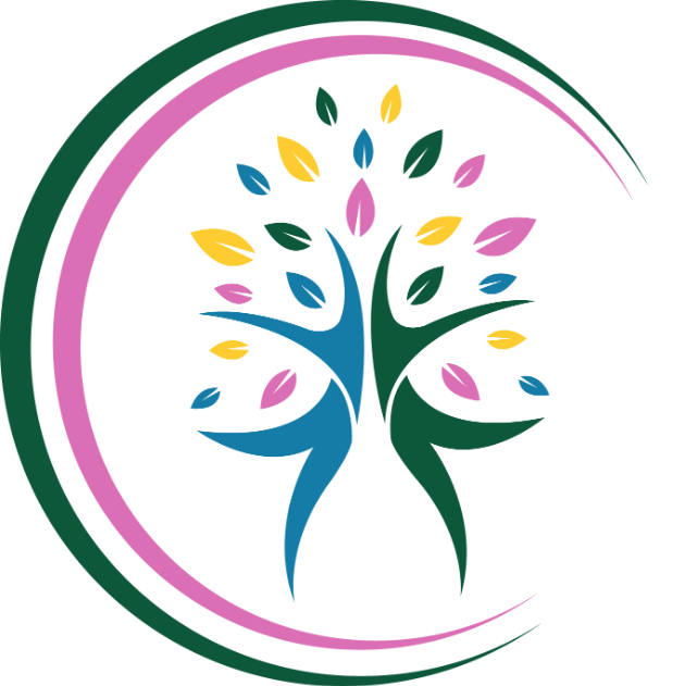 Shift Life Solutions growth emblem with joyful human figures